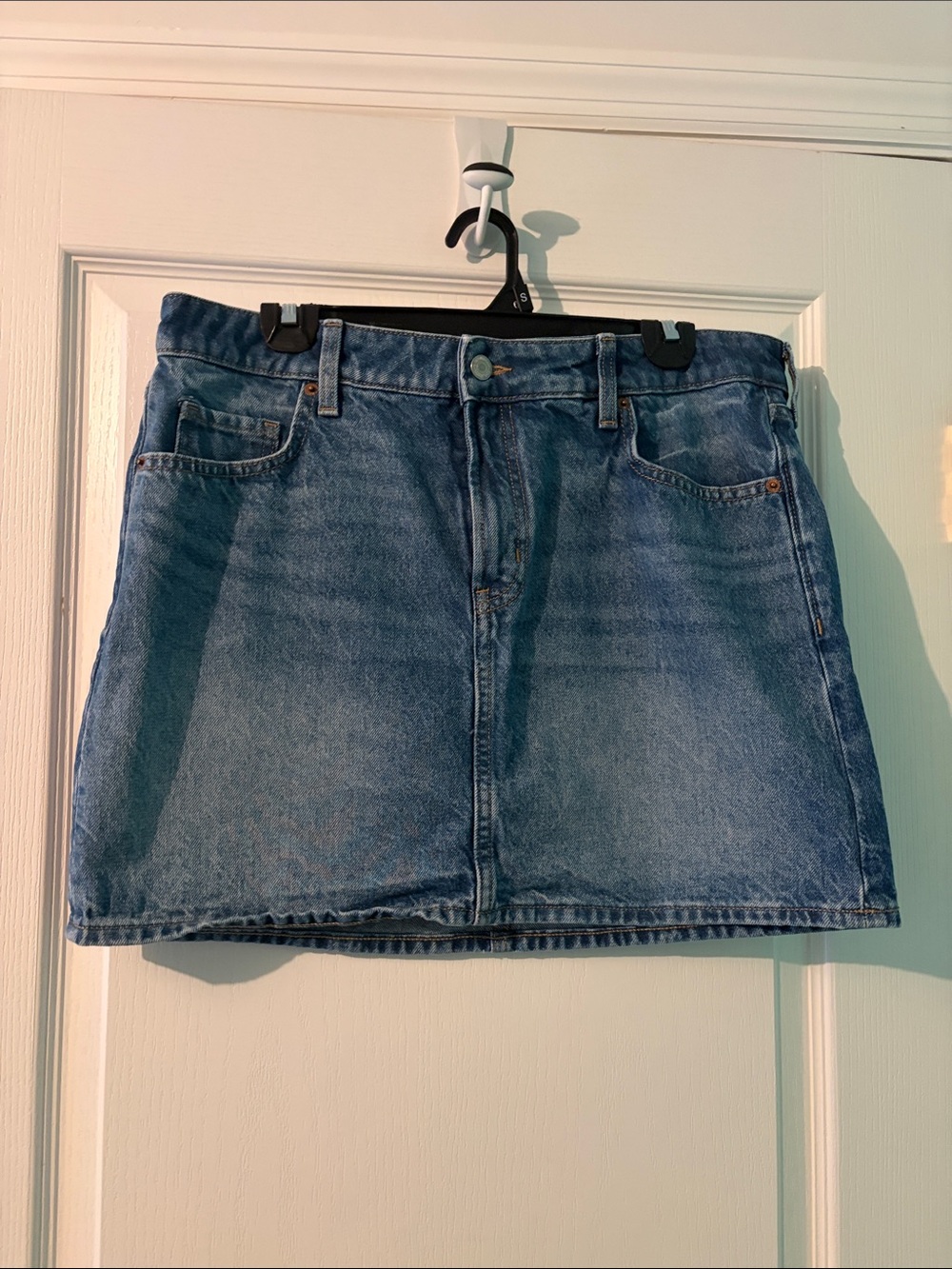 Old Navy Light Blue Denim Skirt